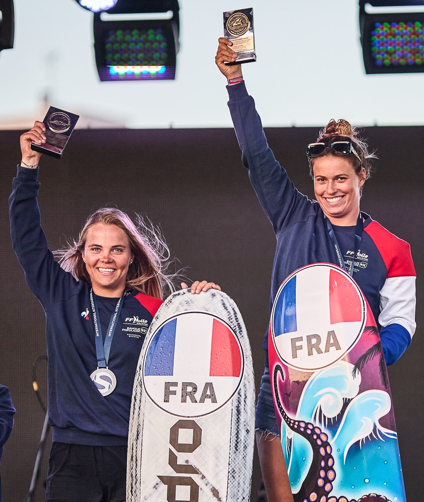 Lauriane Nolot championne d'Europe Kitefoil
