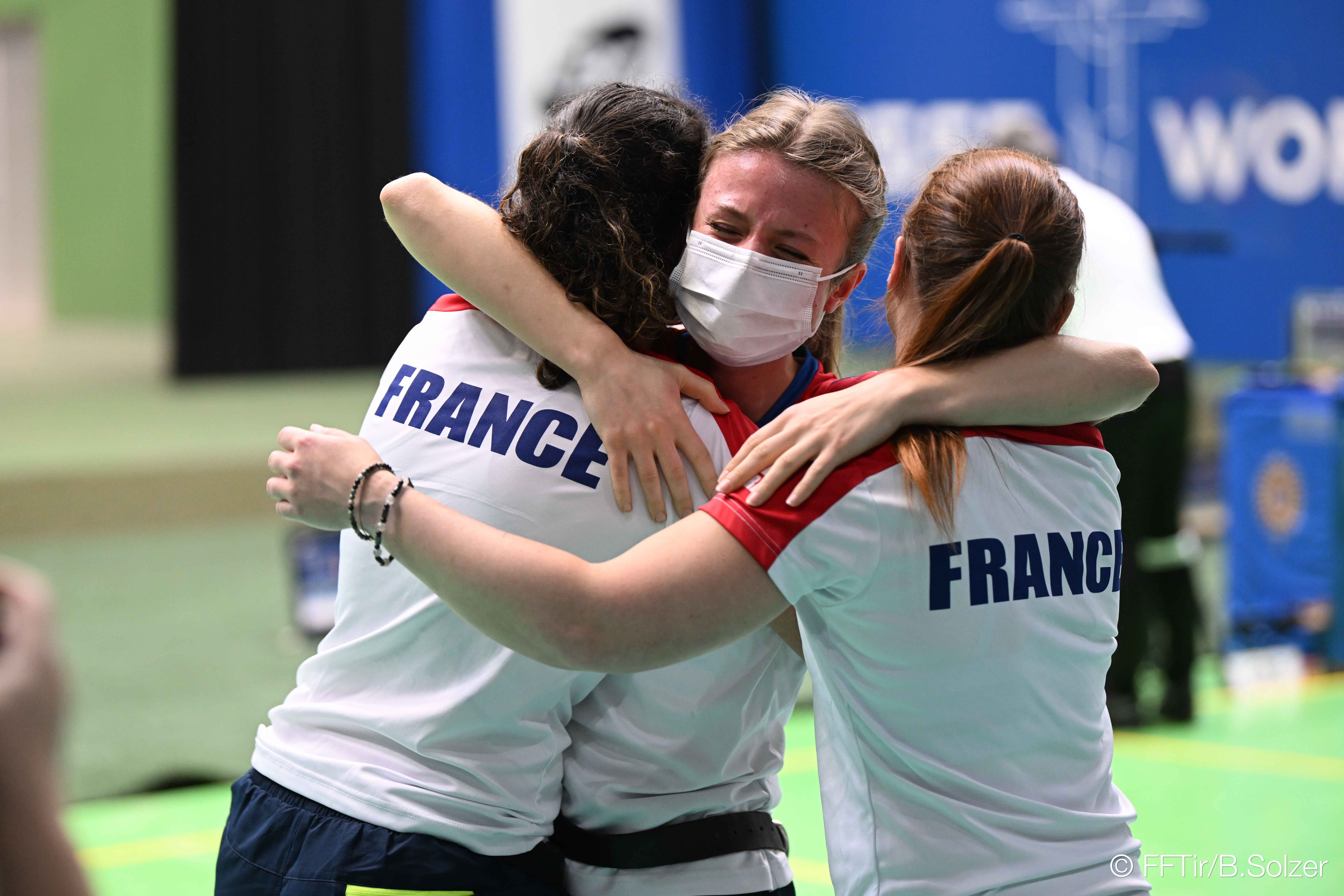 Camille Jedrzejewski médaille d'or coupe du monde de pistolet 25m