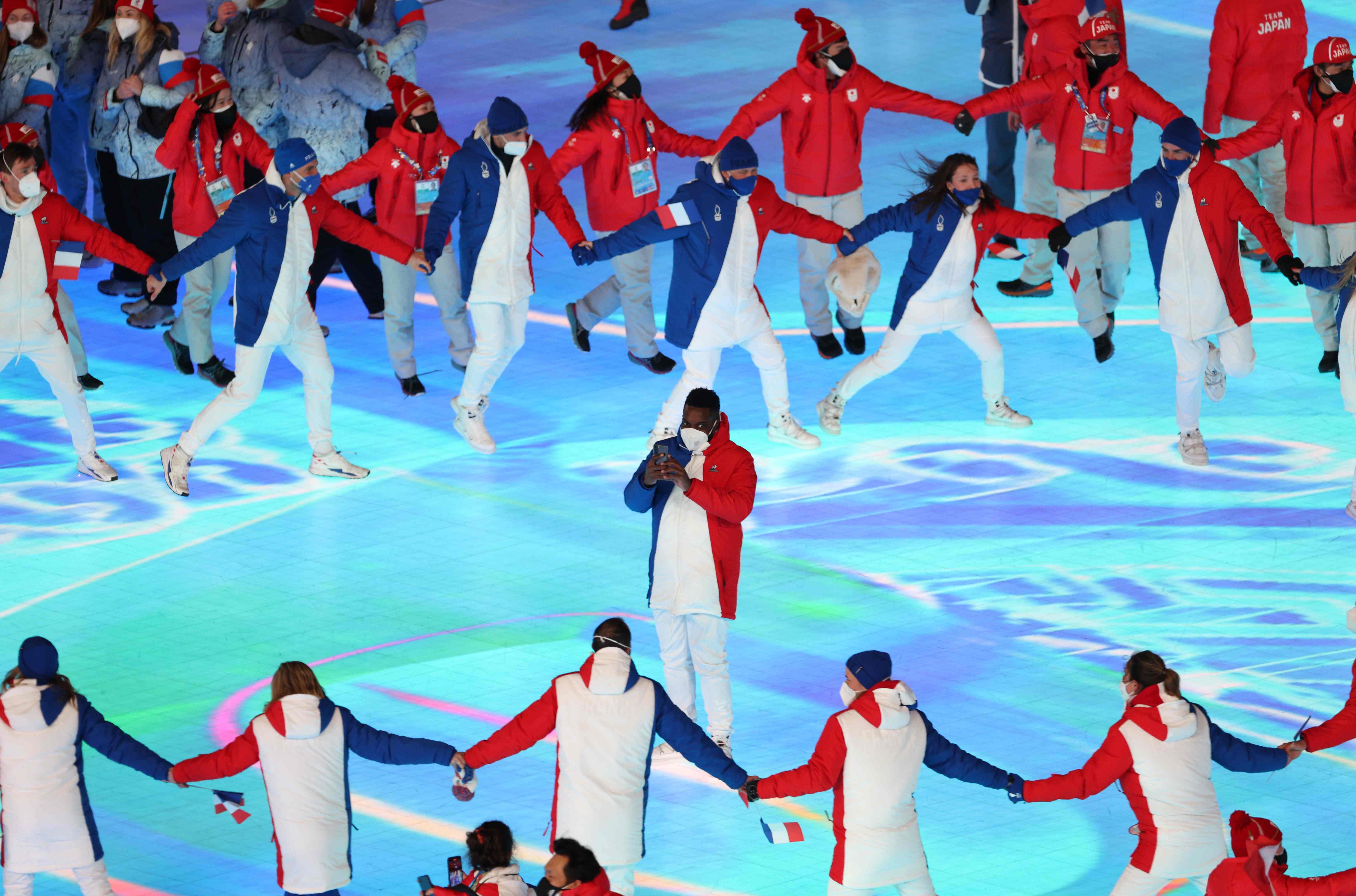 France Jeux Olympiques Pékin 2022 Cérémonie de Cloture Nid d'oiseau