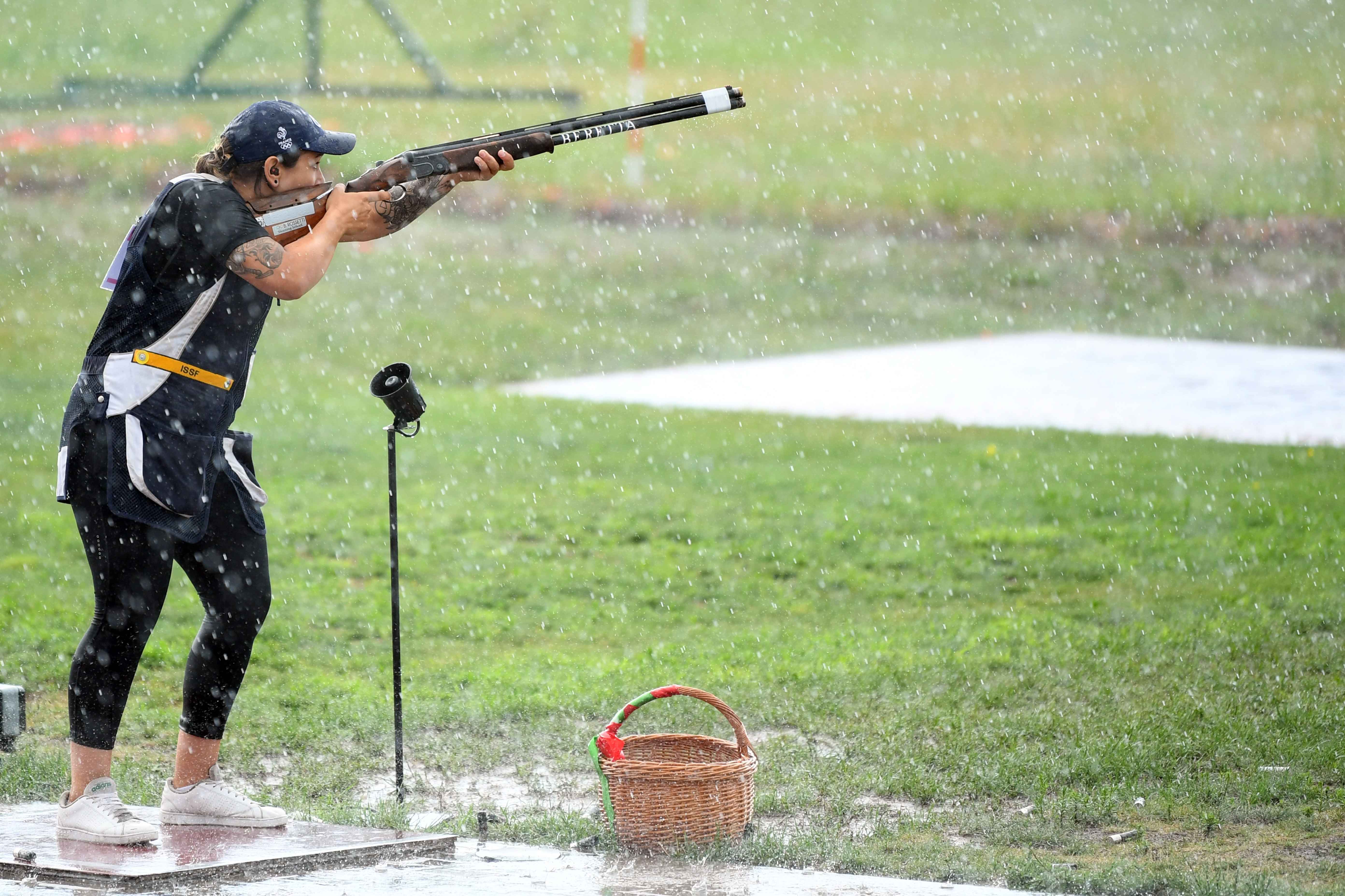 Lucie Anastassiou tir skeet