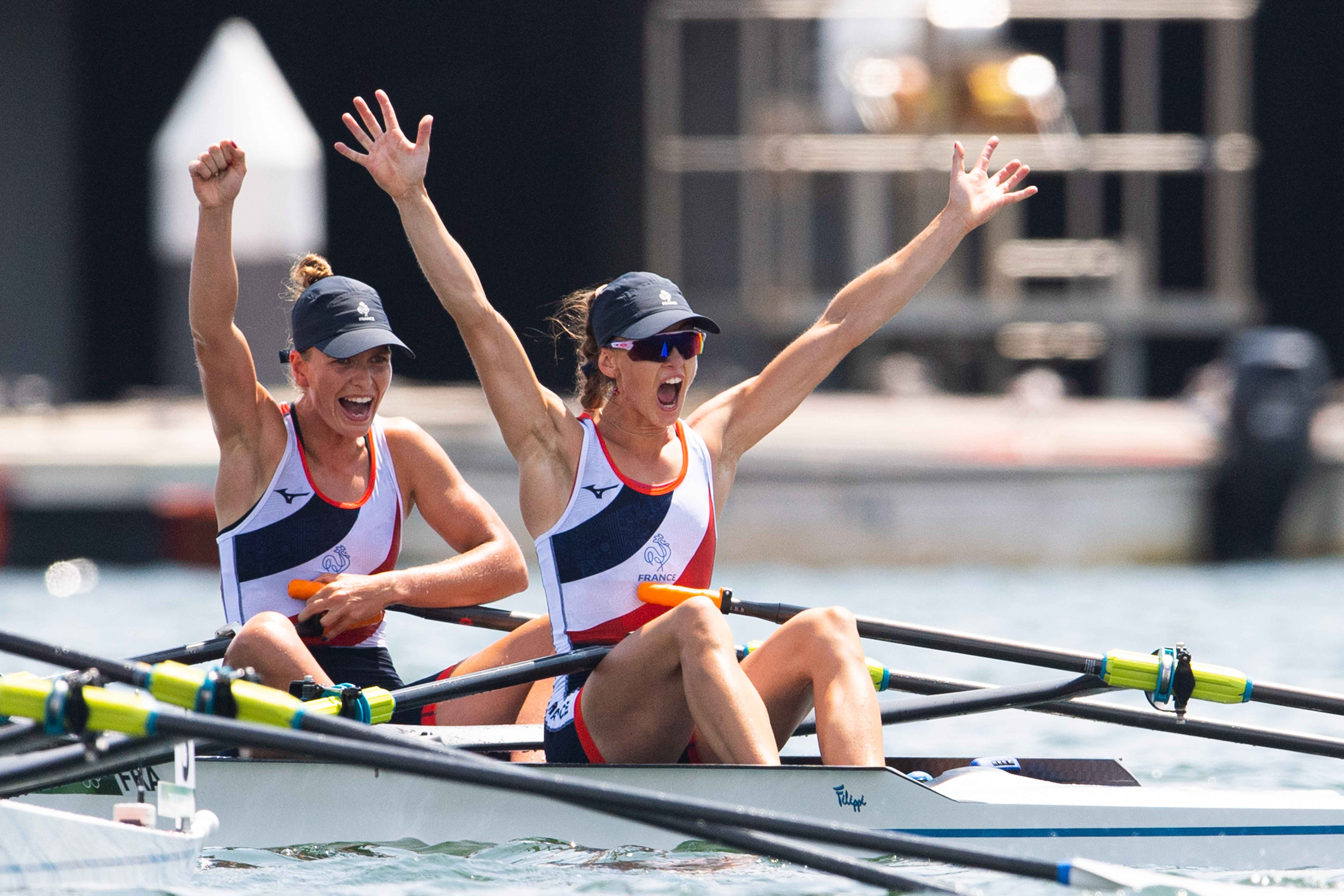Claire Bové Laura Tarantola équipe de France d'aviron