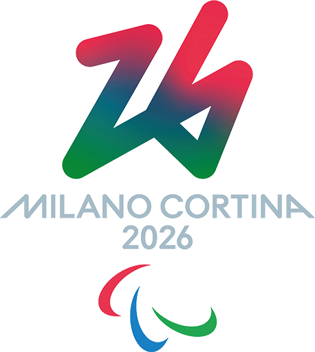 Logo officiel des Jeux Paralympiques de Milan-Cortina 2026