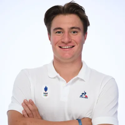 Portrait d'Alban Elezi Cannaferina, athlète en ski alpin, sélectionné pour les Jeux Olympiques de Milan-Cortina 2026
