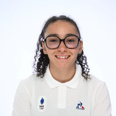 Portrait d'Eva GRENOUILLOUX, athlète en short-track