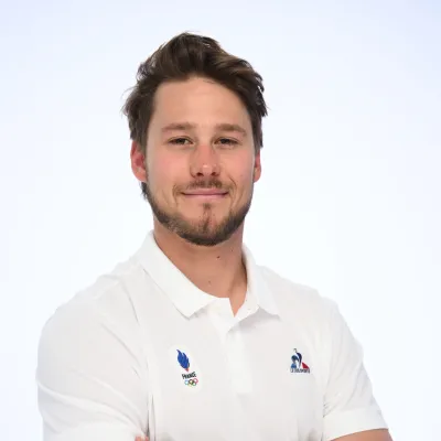 Portrait de Merlin SURGET, athlète en snowboard cross