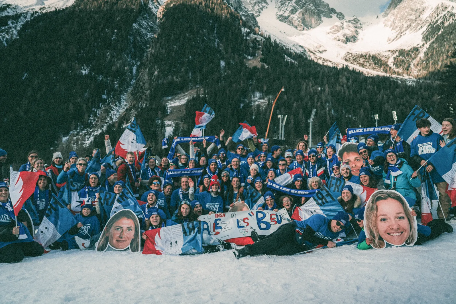 Supporters Allez Les Bleus à Milan Cortina 2026