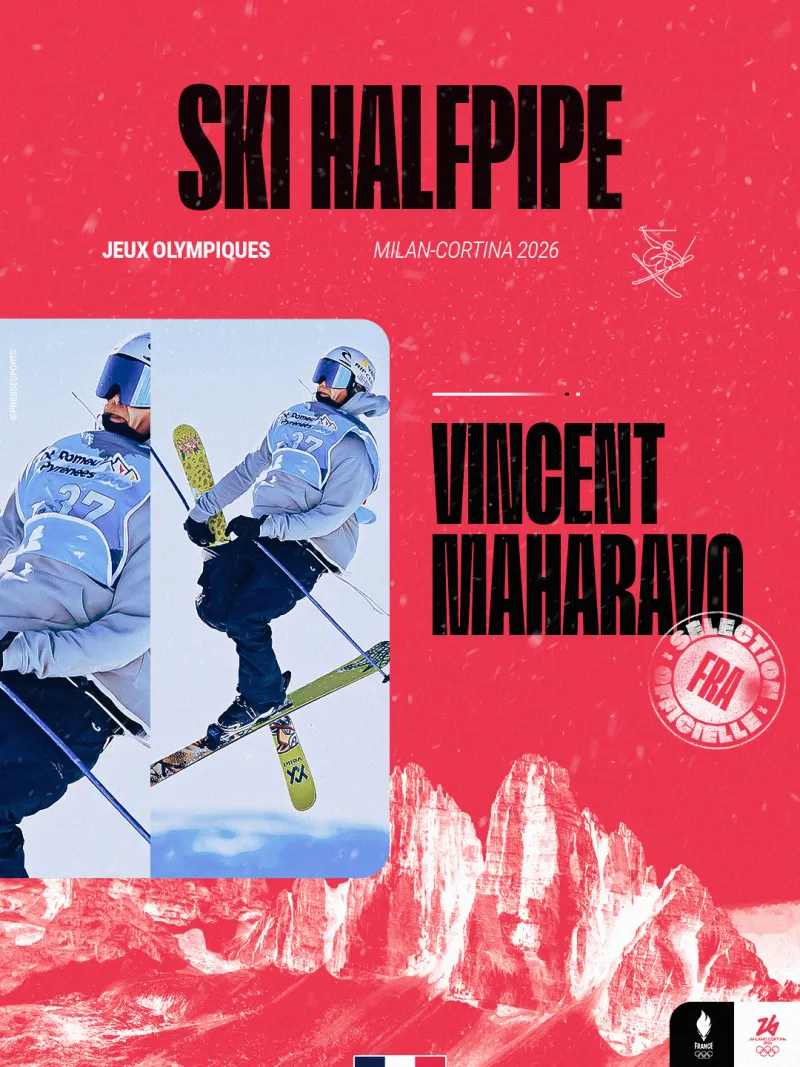 Visuel de sélection de Vincent Maharavo, athlète en halfpipe