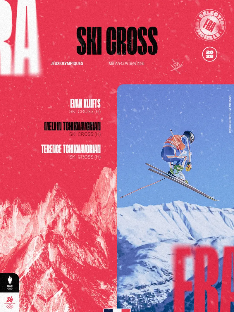 Visuel de sélection pour le ski cross masculin