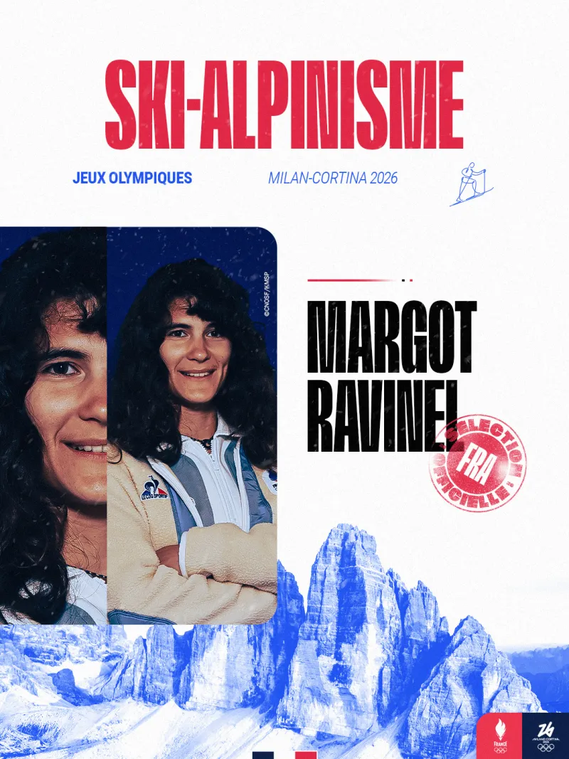 Visuel de sélection pour Margot Ravinel, athlète en ski-alpinisme