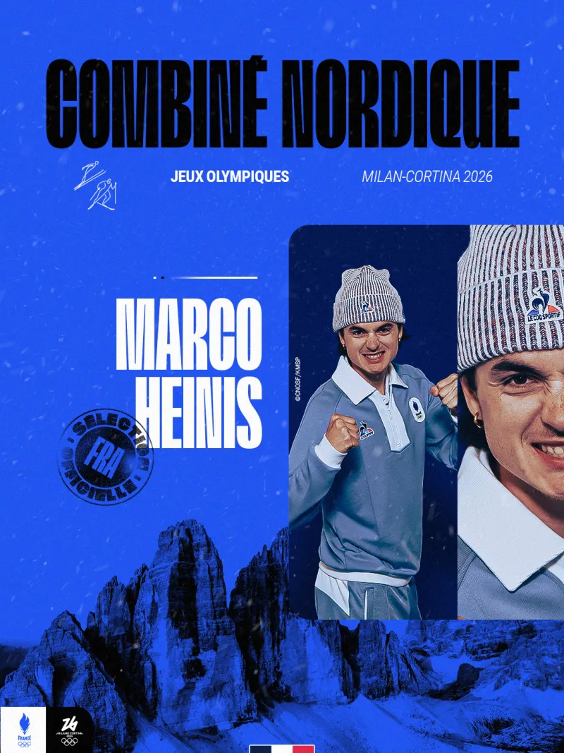 Visuel de sélection pour Marco Heinis, athlète en combiné nordique