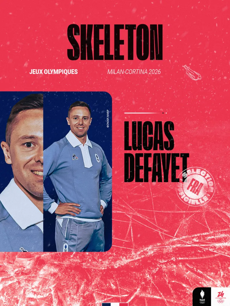 Visuel de sélection pour Lucas Defayet, athlète en skeleton
