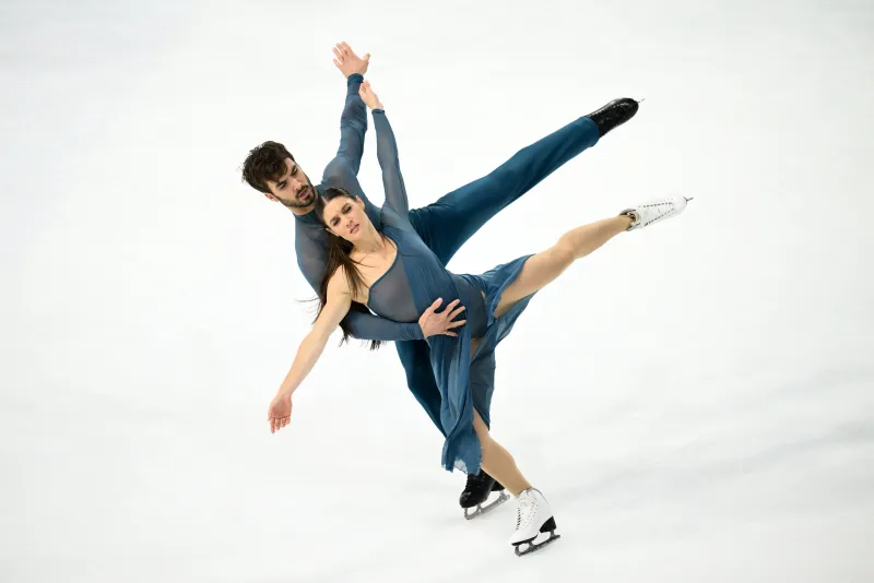 Guillaume Cizeron et Laurence Fournier Baudry en action à Angers