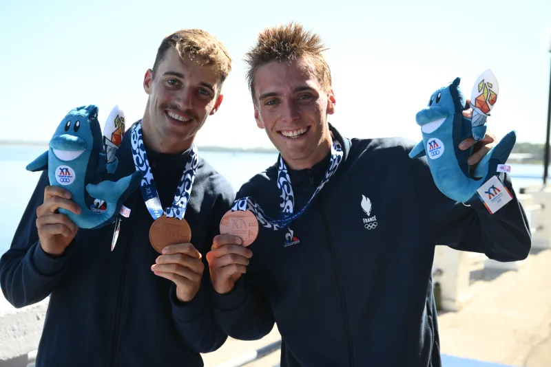 Jeux Méditerranéens de Tarente 2026 - Léo Desmolles et Frédéric Ludwig