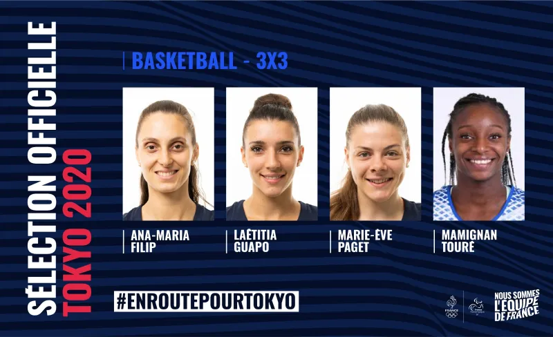 Tokyo 2020 : De nouveaux sélectionnés en Basketball 3x3 et Athlétisme