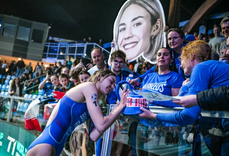 Et 1, et 2, et triathlon pour Allez les Bleus