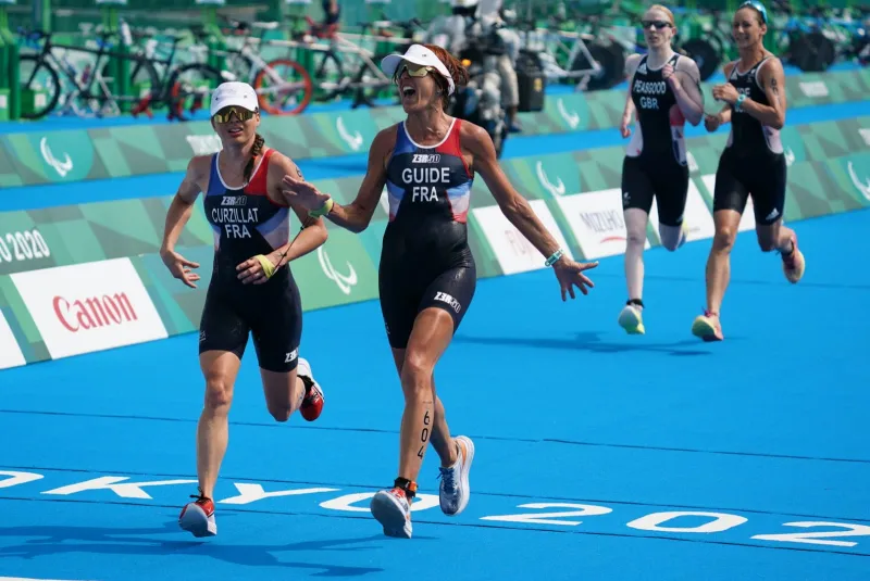 Annouck Curzillat et Céline Bousrez en bronze sur le triathlon 