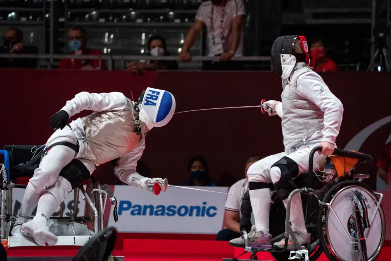 L'équipe des fleurettistes en bronze