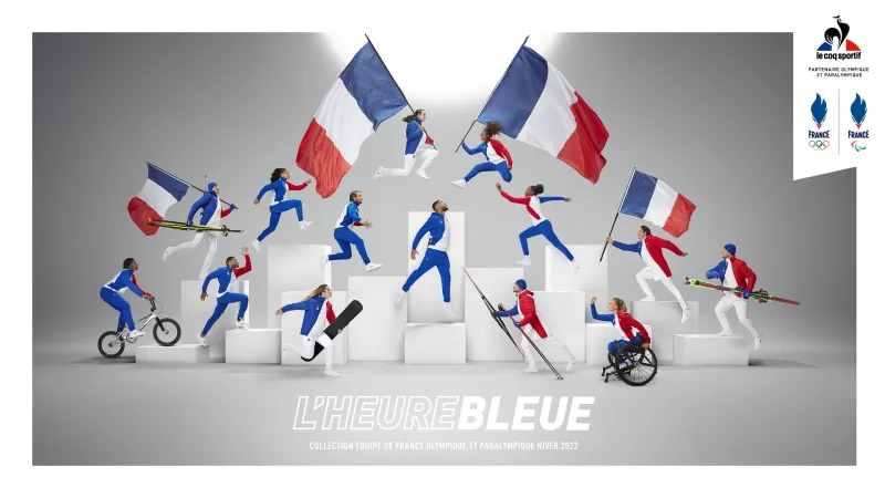 Les rayons de la victoire, 1ère collection Le Coq Sportif x Equipe de France