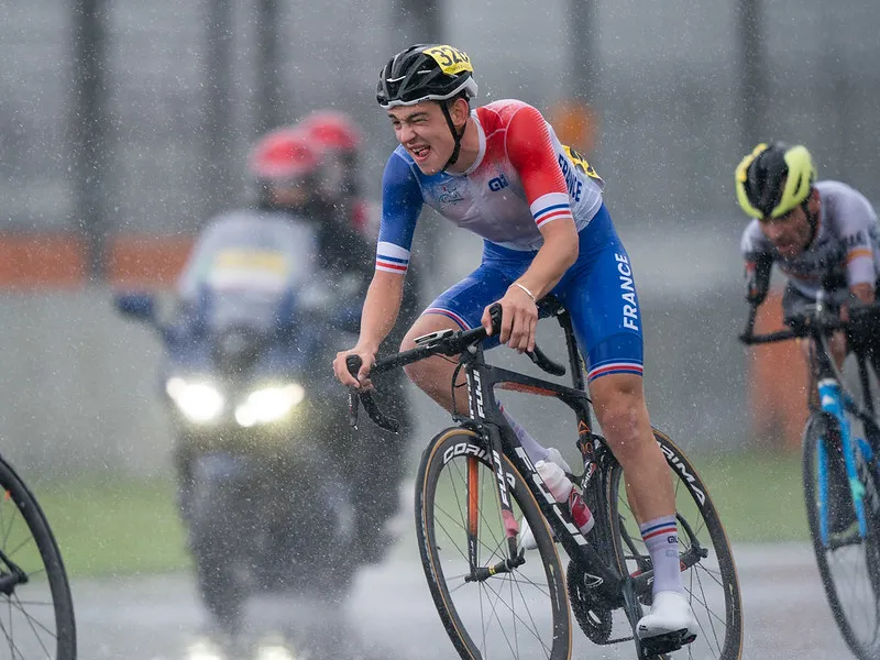 Alexandre Léauté tout "bronzé" malgré la pluie