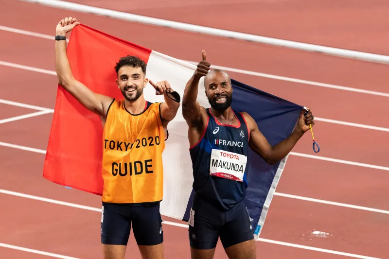 Trésor Gauthier Makunda en bronze sur le 400m non voyant