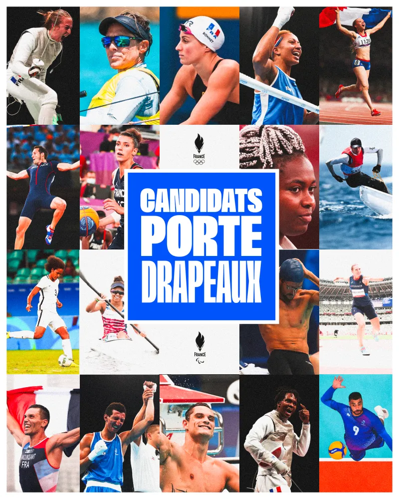 Découvrez les candidats porte-drapeaux pour Paris 2024 !