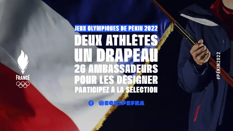 Participez à la désignation des porte-drapeaux des Jeux Olympiques de Pékin 2022 !