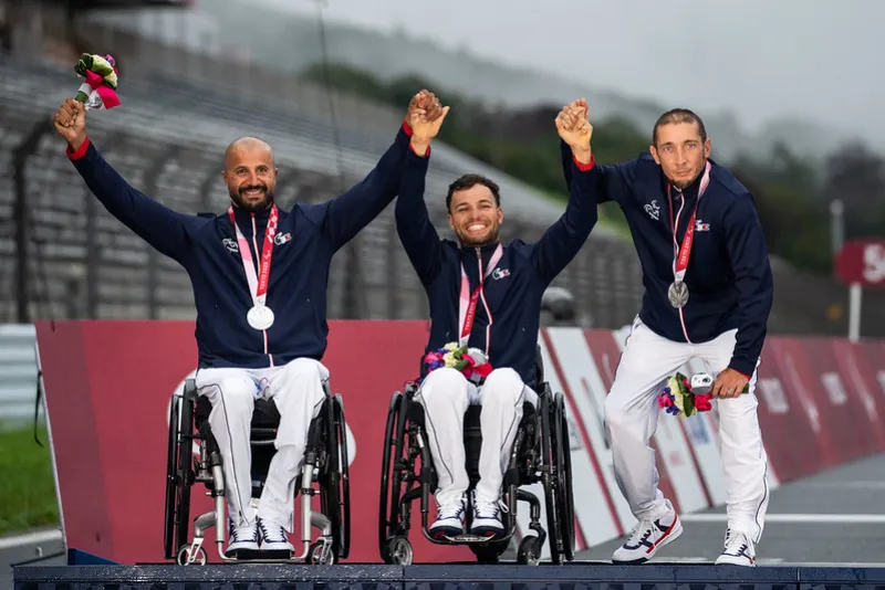 Le relais handbike s'offre l'argent
