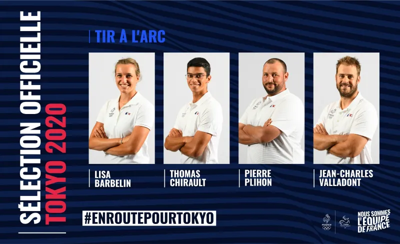 Tir à l'arc : Les sélectionnés pour Tokyo 2020