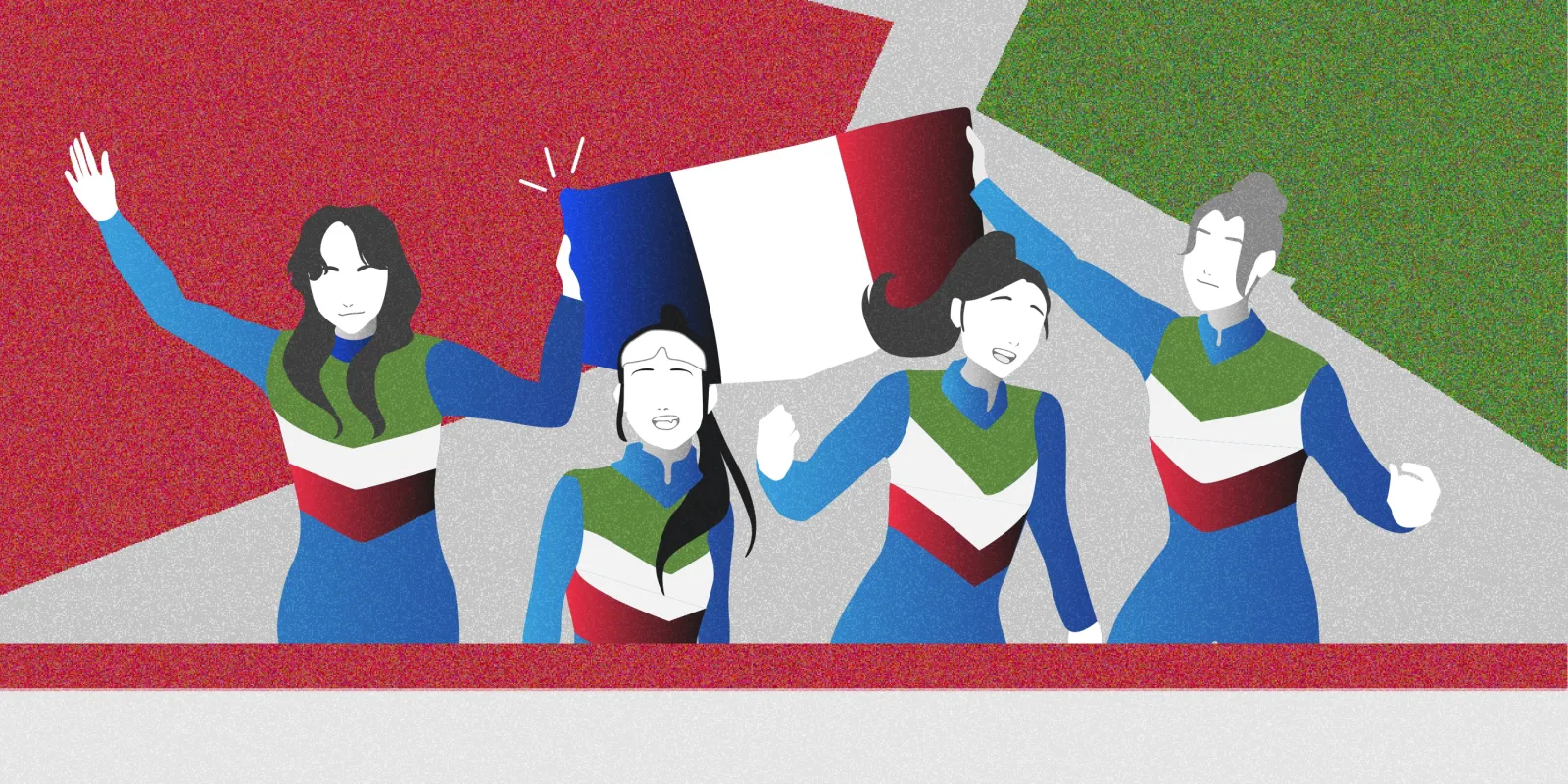 Short-track, les italiennes supportent les bleus