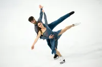 Guillaume Cizeron et Laurence Fournier Baudry en action à Angers