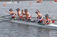 Le quatre barré mixte s'empare du bronze en aviron