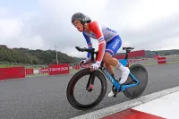 Léauté médaille de bronze sur le contre-la-montre