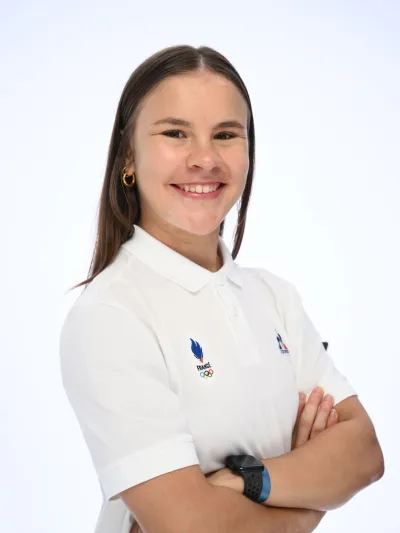 Portrait d'Aurélie LEVEQUE, athlète en short-track